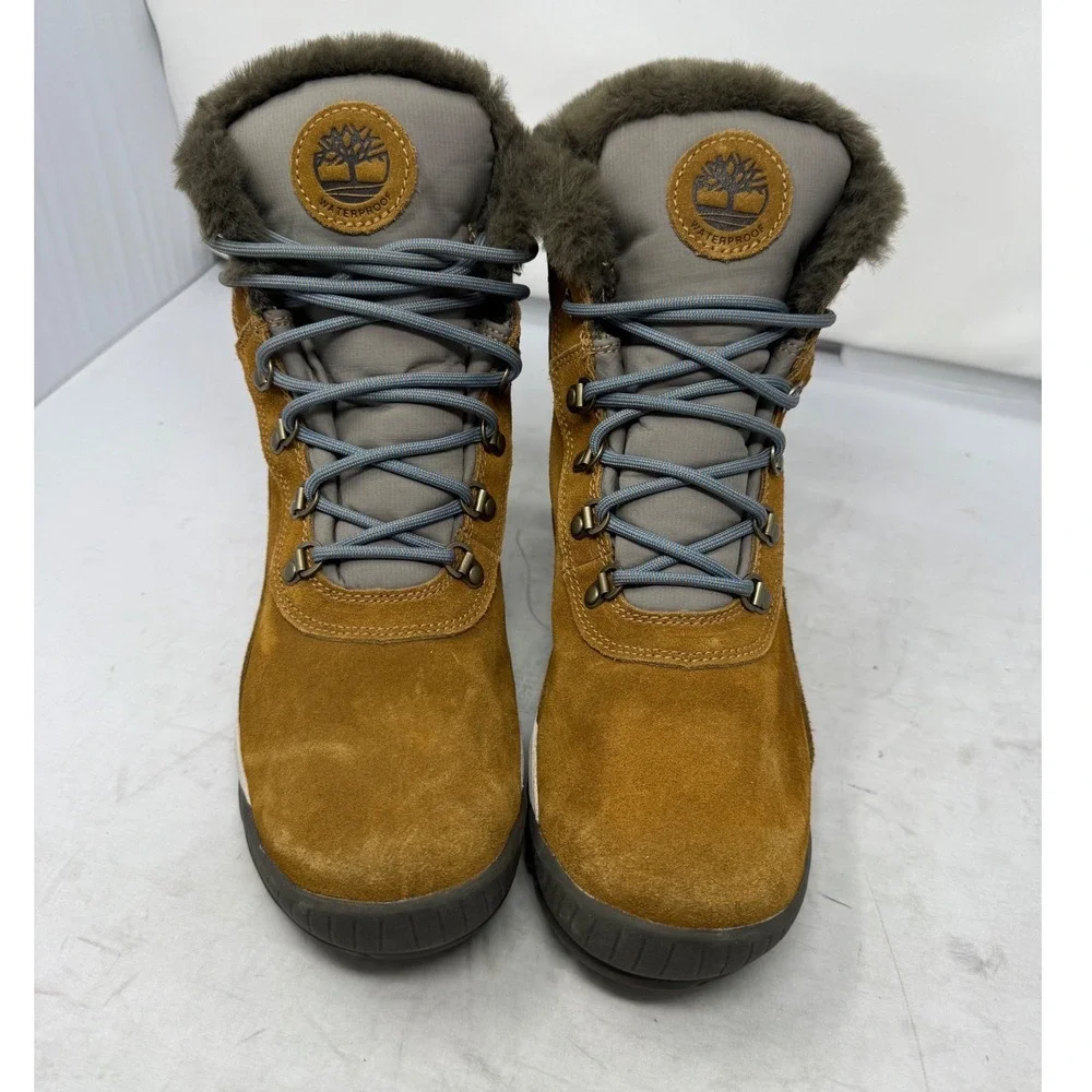 🔥Timberland‎ 🤎Mount Hope Waterproof Winter Boots Suede Primaloft insulated-9 - Picture 3 of 10